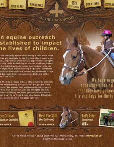 Red Van Creative Website Design - Montgomery - All The King's Horses