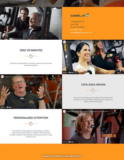 Red Van Creative Website Design - Houston - The Exercise Coach